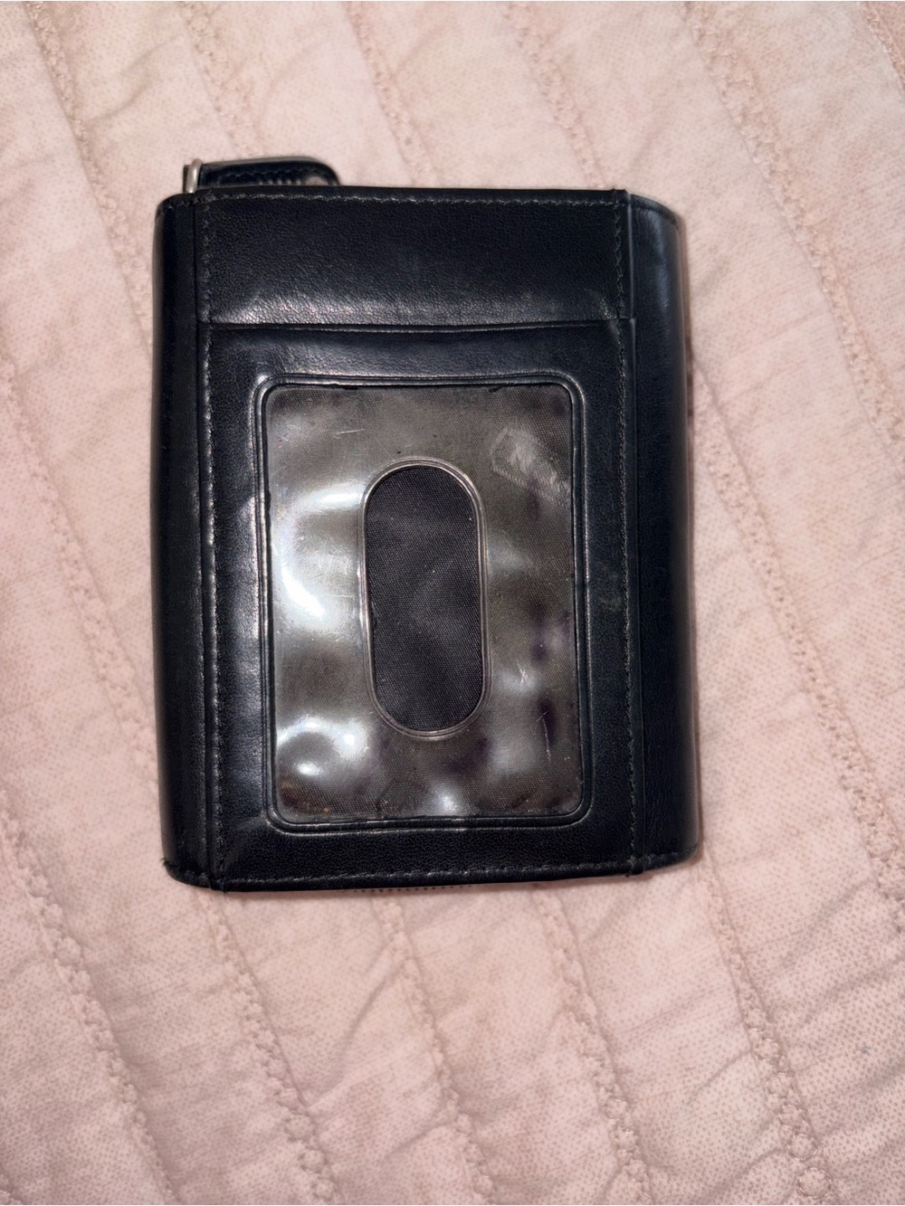 Coach Black Leather Small Zip Wallet - Picture 3 of 3